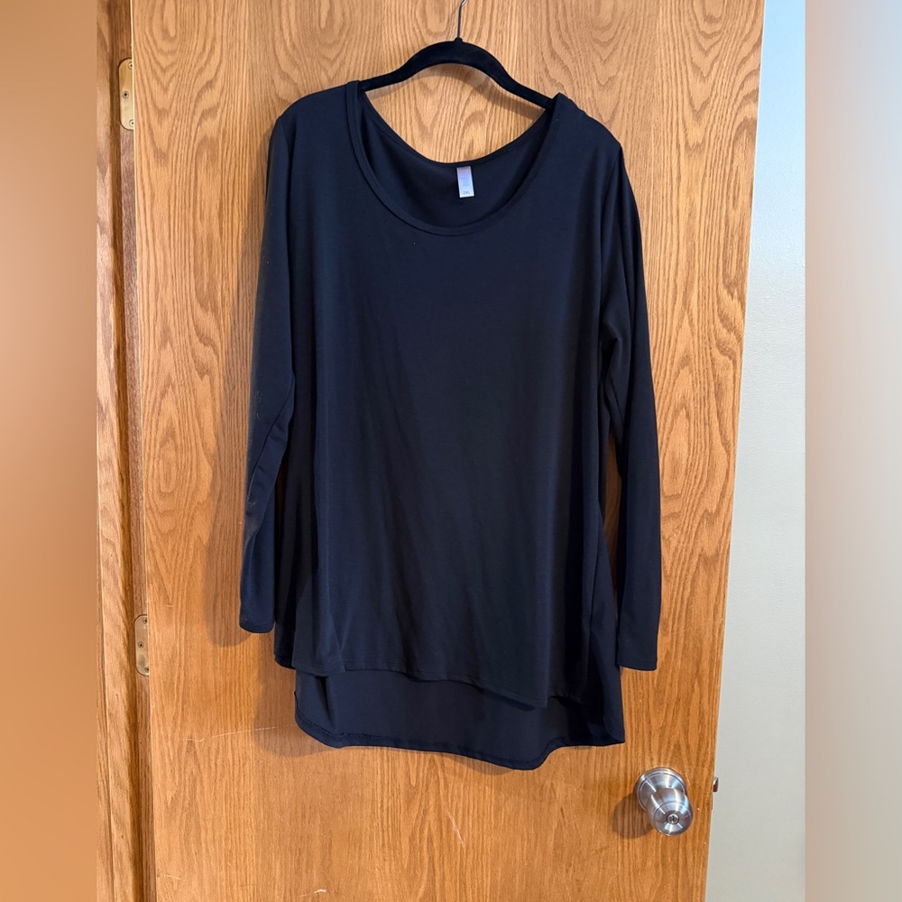 LuLaRoe Black Long Sleeve Top